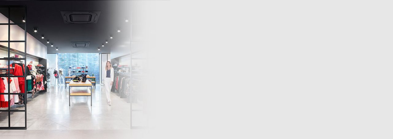 Roundflow Kassettengerät – Installation im Einzelhandel