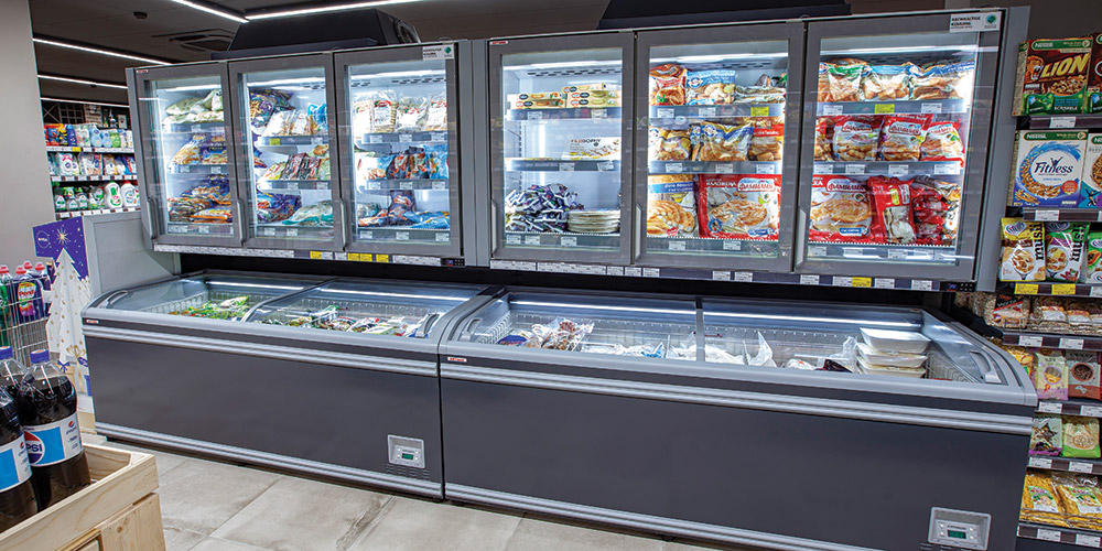 Congelatori per negozi di alimentari